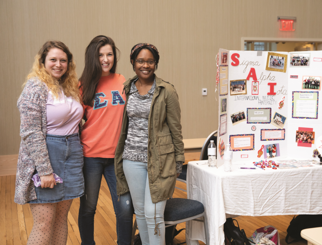 Sigma Alpha Iota is Longwood’s music fraternity.